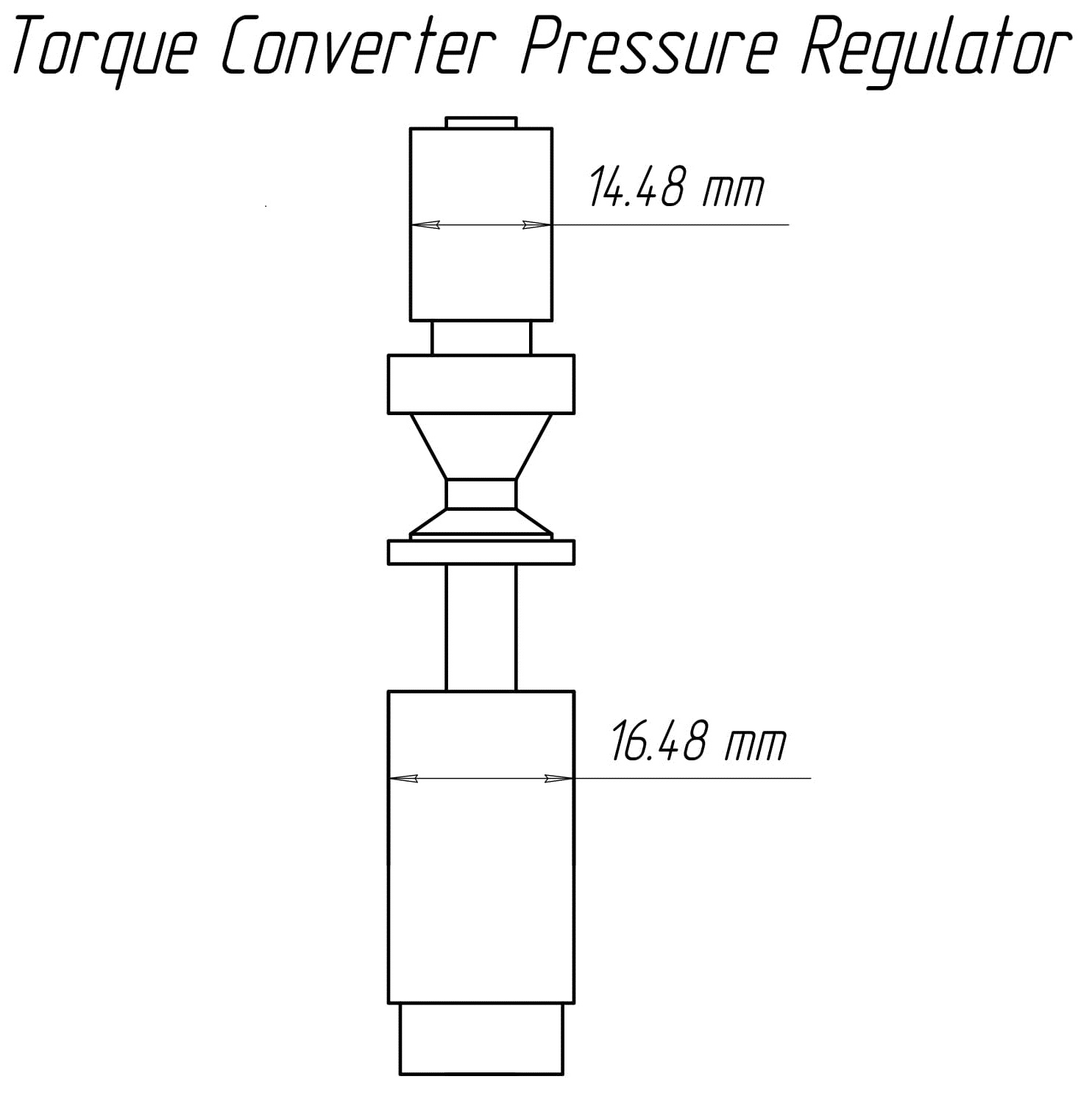 Torque Converter Pressure Regulator Valve JF011E RE0F10A